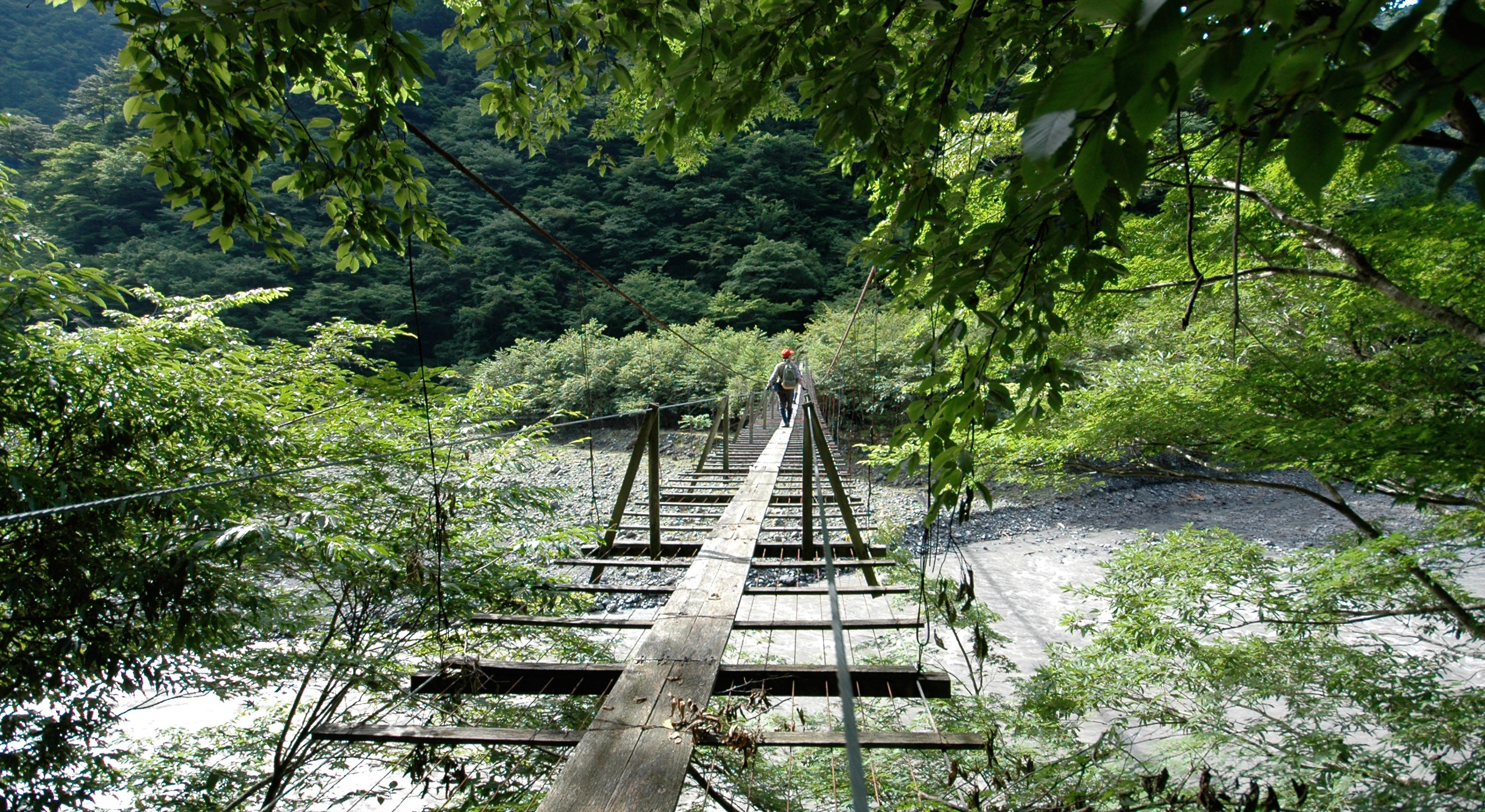 静岡千頭「天地吊橋」